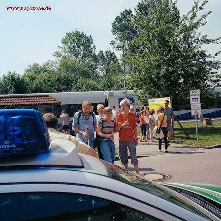 Ankunft am Bahnhof