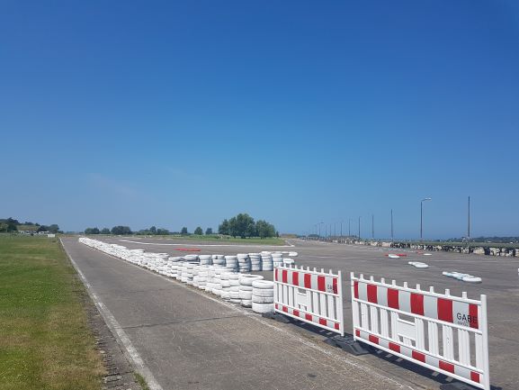 leere Fahrstrecke